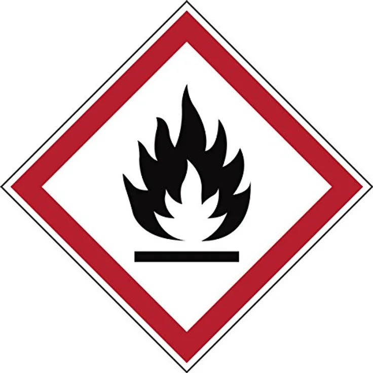 Brady PIC 1802-50 50-B7541-RLL-C Gefahrstoff - GHS Laminierter, Polyester Schild, 50 mm x 50 mm 250-er pack