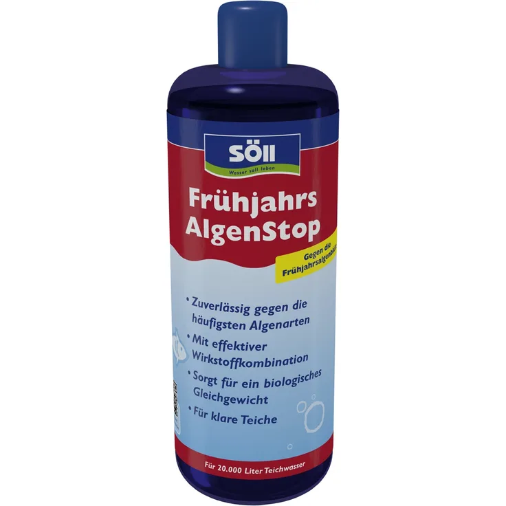 Söll Algenentferner 1 Liter Frühjahrsalgenstop für 20 Qbm Teichwasser