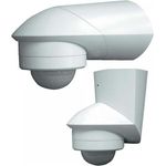 Grothe 5167041 Bewegungsmelder Grad 230 V, Aufputz, IP55, Mc Guard Pro BM 360 ws, weiß