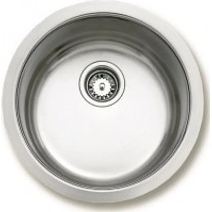Teka Eline Rundbecken-Spüle 1 Becken, 180 mm, 45 cm, Edelstahl