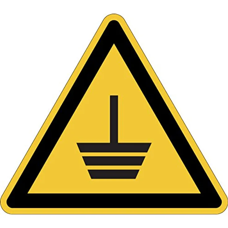 Brady PIC 329 RL-TRI 025-B7541 Warnung Laminierter, Polyester Schild, 25 mm 250-er pack