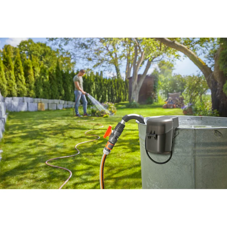 Gardena Regenfasspumpe 2000-2 Li-18 ohne Akku: Tauchpumpe mit integriertem Filter, Fördermenge 2000 l-h, 3 Leistungsstufen (1749-66) – Bild 4