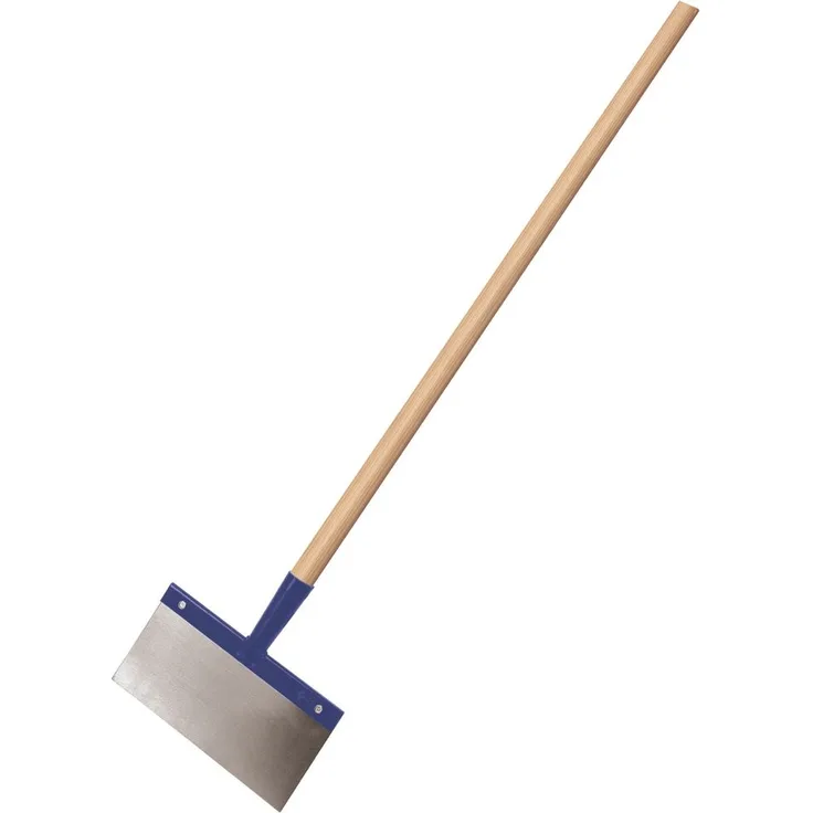 15cm SIEGER-Stoßscharre mit Dülle & Federstahlblatt Buchen-Langstiel 120cm