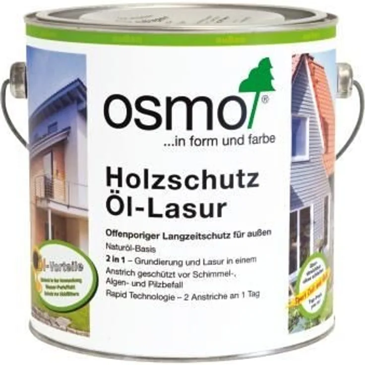 Osmo Holzschutz Öl - Lasur 2,5 l, farblos matt