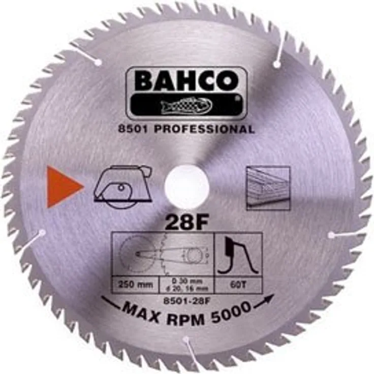 Bahco 8501-23F IR8501-23F Kreissägeblatt 235mm mit 40 Zähnen für Holz