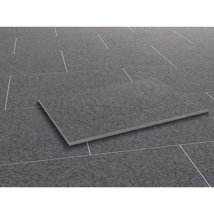Terrassenplatte Feinsteinzeug Schwarz 90 cm x 60 cm