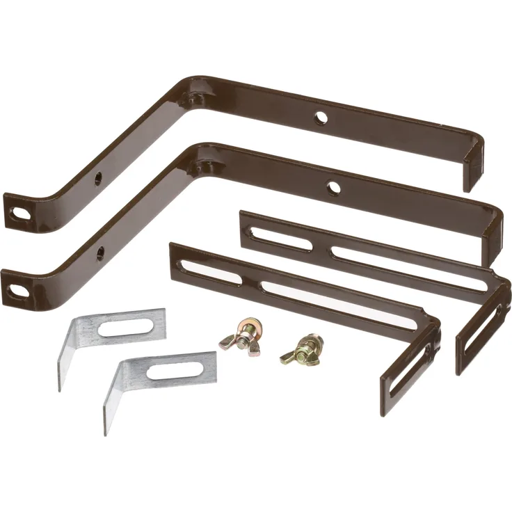 Emsa Blumenkastenhalter, Tragkraft 25 kg, Dunkelbraun, Basic, 5950002400