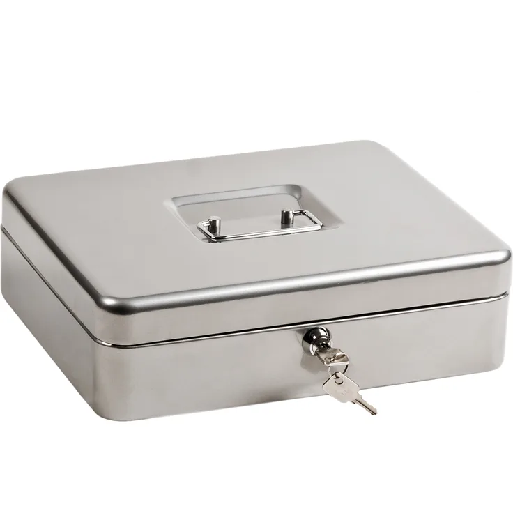 OfficeForce Geldkassette, abschließende Stahl Transport Geldkasse Big Case 30 x 24 x 9 cm (10019)