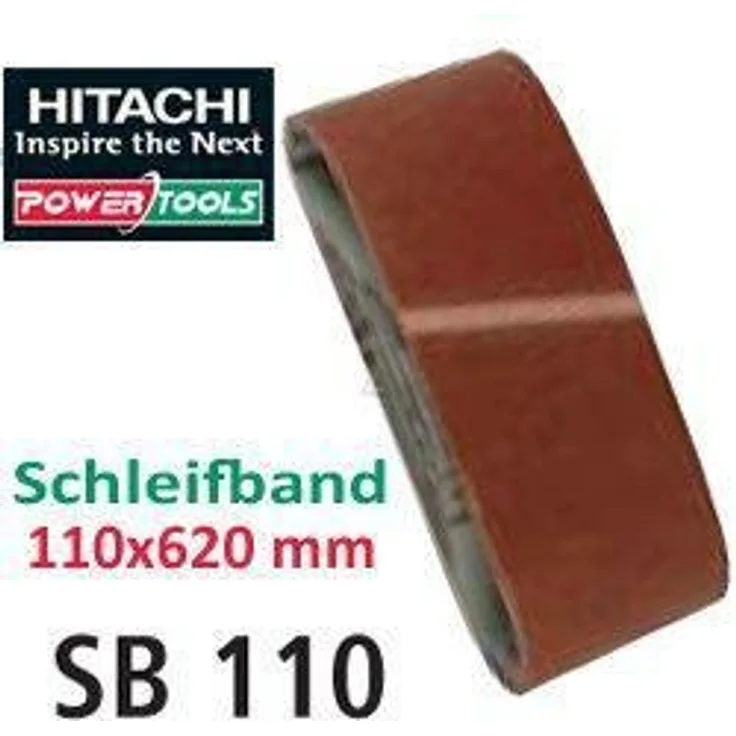 Hitachi – 753282 – Schleifpapier Schleifbänder 110 x 620 mm Körnung 60 (5)