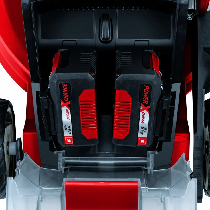 Einhell Akku-Rasenmäher GE-CM 36 Li Kit - Li-Ion, (2x3,0 Ah), bis 300 m², 36 cm Schnittbreite, 6-stufige zentrale Schnitthöhenverstellung, inkl. 2x 3,0 Ah Akkus + 2x Ladegeräte – Bild 2