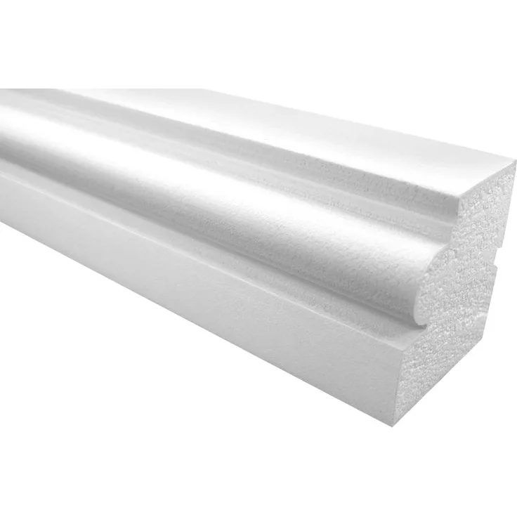 Prestige Decor - Fassade Gesims EPS PU stoßfest 107x120mm KC136:2 Meter - 1 Leiste