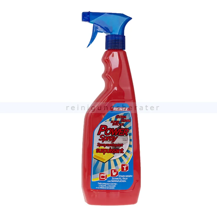 Reinex Powerspray extra stark 750 ml für müheloses entfernen von Kalk und Seifenflecken