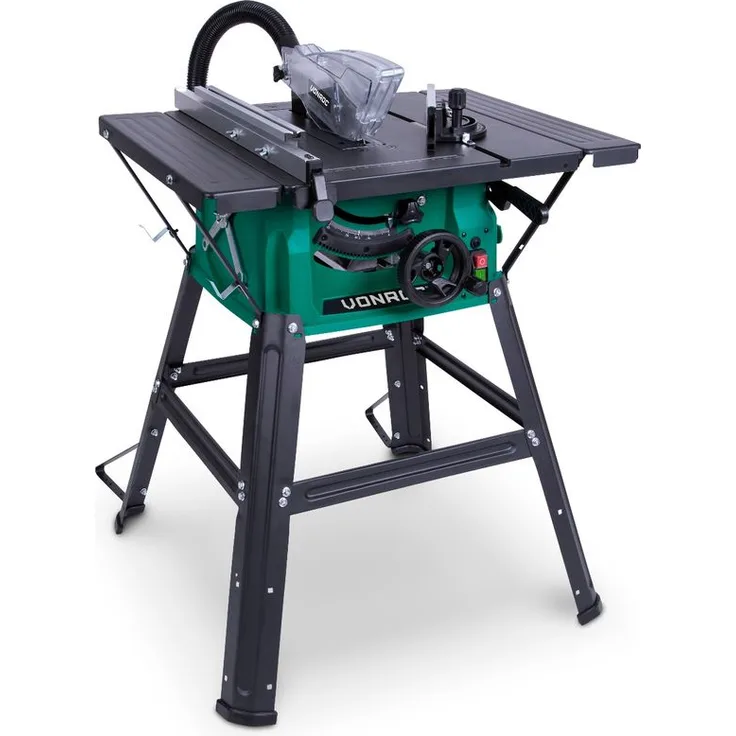 Vonroc - Sägetisch €“ 1500 W €“ Inkl. 210 mm, 40T Sägeblatt €“ mit Untergestell