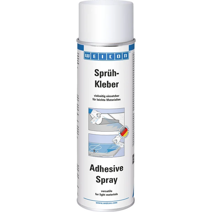 WEICON Sprühkleber, Universalkleber für leichte Materialien, Transparent, 500 ml - Preisvergleich – Bild 1