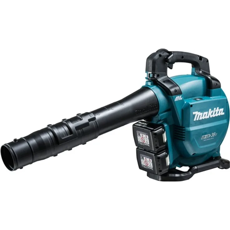 Makita DUB363PT2V Akku-Laubbläser-Sauger 2x18 V - 5,0 Ah, 2 Akkus plus Doppelladegerät, 36 V, Petrol Häckselfunktion