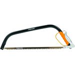 Fiskars Bügelsäge mit feststehendem Blatt für feuchtes Holz, Länge: 53 cm (21 Zoll), Inklusive Sägeblattschutz, Hochwertiger Stahl, Schwarz-Orange, SW30, 1001621