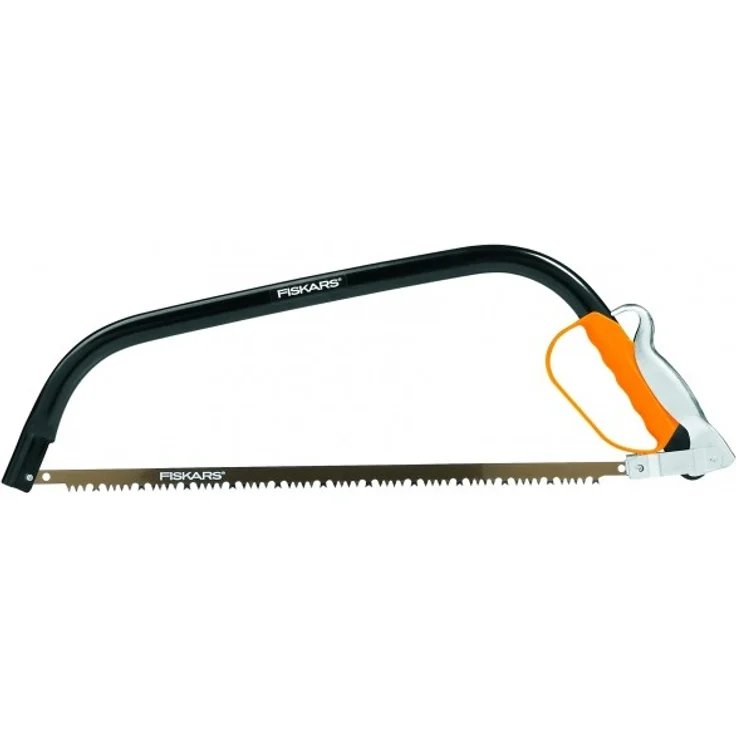 Fiskars Bügelsäge mit feststehendem Blatt für feuchtes Holz, Länge: 53 cm (21 Zoll), Inklusive Sägeblattschutz, Hochwertiger Stahl, Schwarz-Orange, SW30, 1001621 – Bild 1