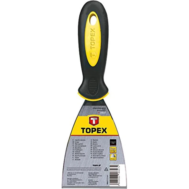 Topex 18b604 ? Malerspachtel Edelstahl, Griff bi-materia, 40 mm)