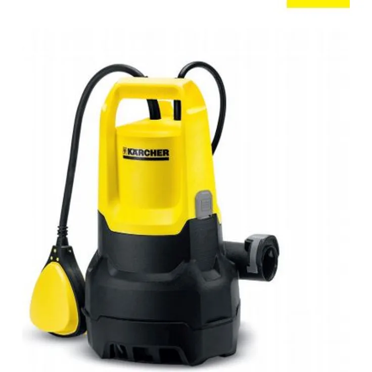 Kärcher SP 1 Dirt 1.645-500.0 Tauchpumpe 250 Watt 5.500 l/h Entwässerung max. Förderhöhe 4,5 m max. Förderdruck 0,45 bar max. Partikelgröße 20 mm