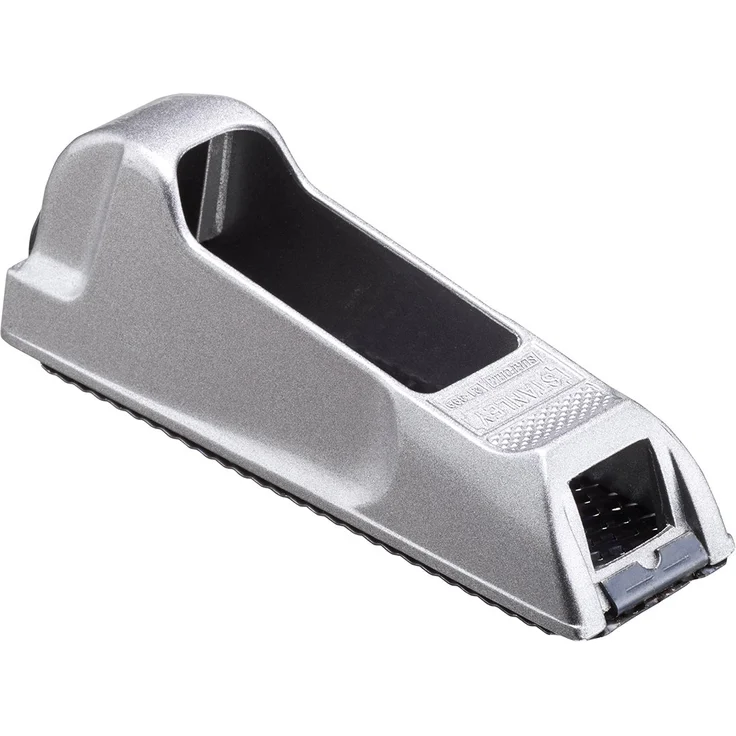 Stanley Surform Blockhobel (mit Metallkorpus, umstellbares Blatt, Blattlänge 140 mm, Gesamtlänge 155 mm, zum Hobeln, Feilen, Formen, Glätten, Abziehen und Raspeln) 5-21-399