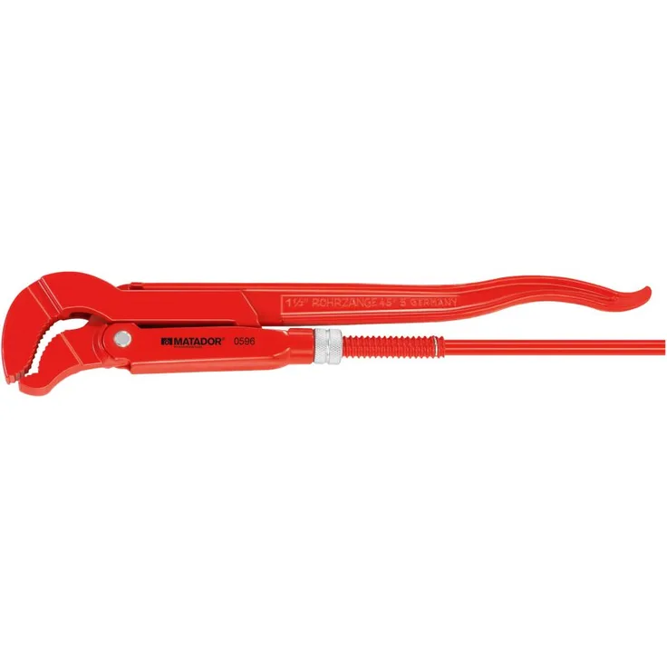 MATADOR 0596 0003 Eckrohrzange, S-Maul, 1.1-2'' - 0-60 mm