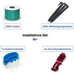 Genisys Installations-Kit M+ Viking iMow iKit Kabel Haken Verbinder Installation Paket