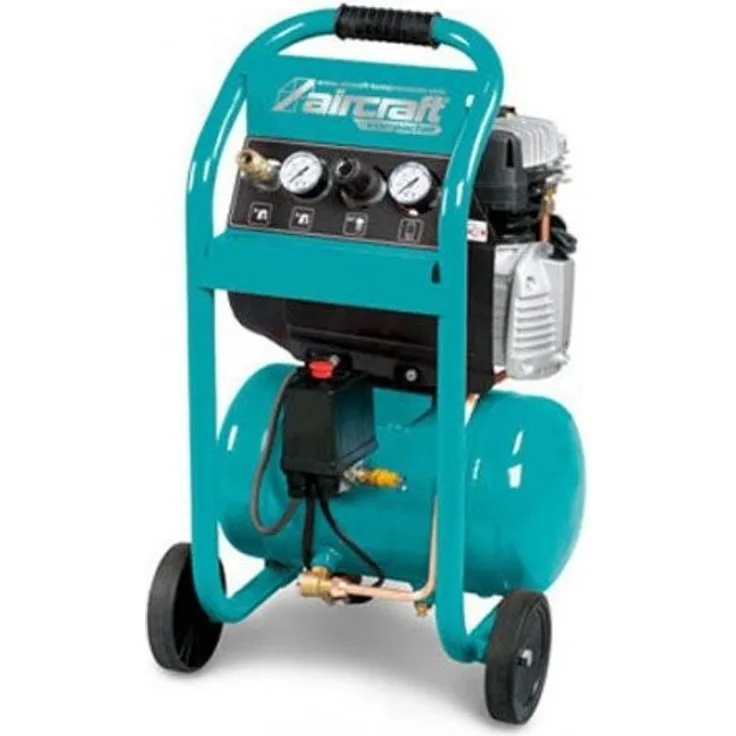 Aircraft mobiler Kolbenkompressor Compact Air 265-10 E Behälterinhalt 10 l, kompakte Bauweise, Druckminderer, 2005261