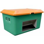 Cemo Streugutbehälter aus GfK - Volumen 400 l, mit Entnahmeöffnung, Behälter