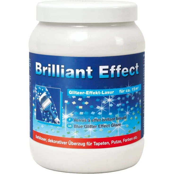 Decotric Brillant Effekt-Lasur 1,5 l, blue Glitter