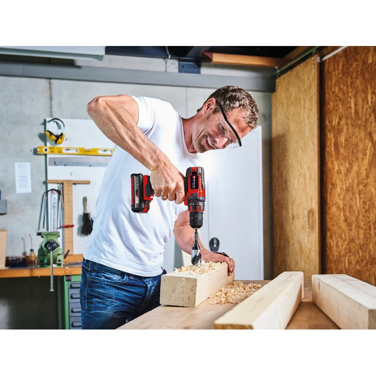 Einhell Akkuschrauber TC-CD 18/35 Li Kit Power X-Change PXC (Li-Ion, 18 V, 550 min.-1, 35 Nm, 10 mm Bohrfutter, 1,5 Ah PXC-Akku und Ladegerät, Aufbewahrungskarton) – Bild 5