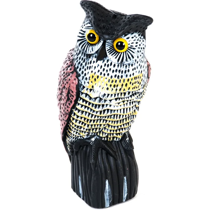 Buri Eule Uhu aus Kunststoff Gartenfigur Gartendeko 36 cm Dekofigur Vogelscheuche neu