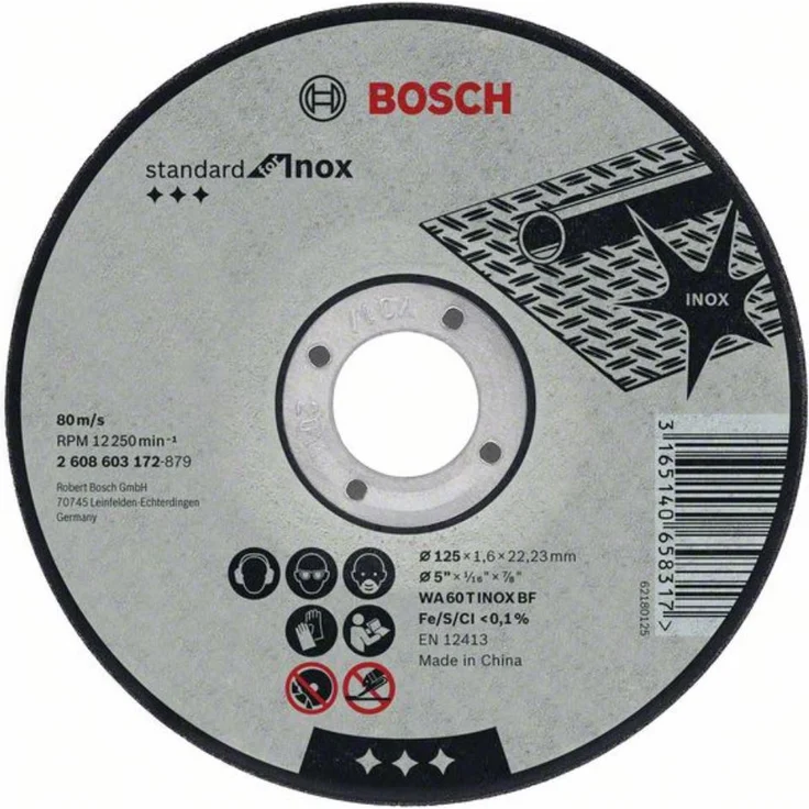 Bosch 2608603172 Inox gerade Trennscheibe – Bild 1