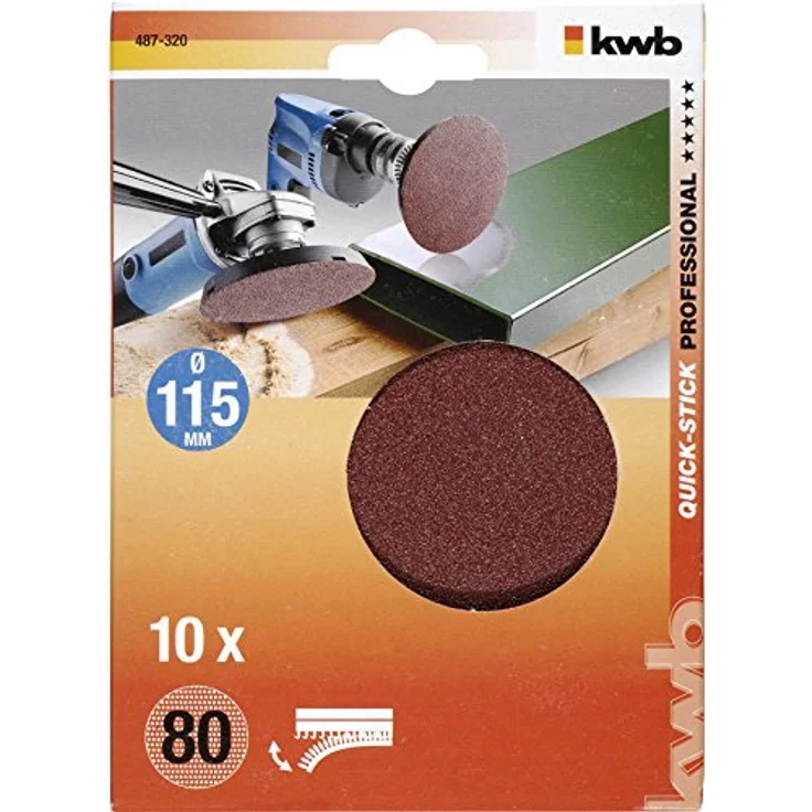 Klett-Haftscheiben ungel. 115/K80