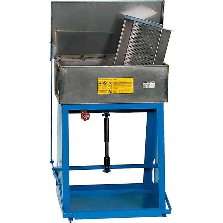 Tauchbecken 48 lH880xB700xT630mm VA m.Untergestell u.Wanne