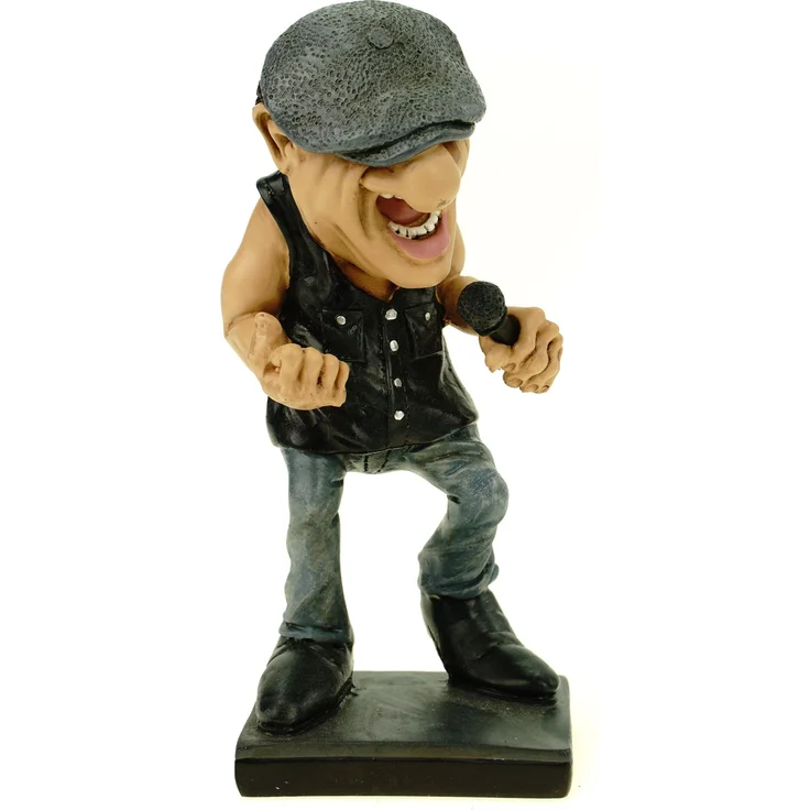 Funny Live Rockstar Brian by Warren Stratford lustige Figur Skulptur Karikatur