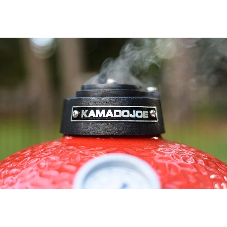 Kamado Joe - Junior Keramischer Holzkohlegrill, 34 cm, rot – Bild 3