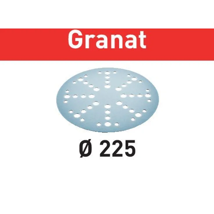 Festool STF D225/128 Schleifscheibe Granat P100 225 mm 25 Stk. ( 205656 ) für Langhalsschleifer PLANEX - Preisvergleich