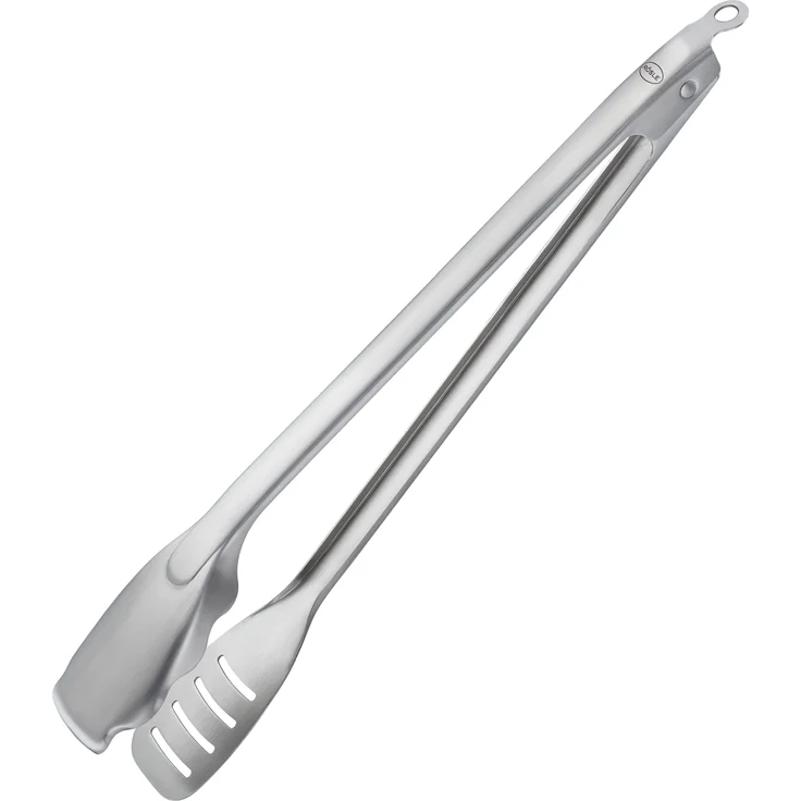 RÖSLE Premium Barbecue-Grillzange, Hochwertige Grillzange mit großer Wendefläche, patentiertes Verschlusssystem, Edelstahl 18/10, spülmaschinengeeignet – Bild 1
