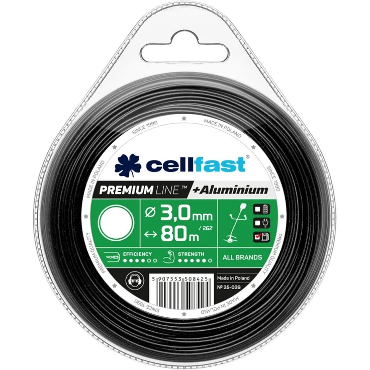 Cellfast 35-039 PREMIUM schneiden, Gelb, 3,0 mm x 80 m