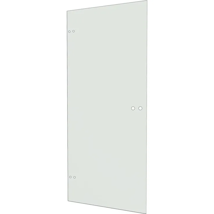 Türblatt Drehtür 834x1972 beidseitig Glastür ESG vollflächig satiniert Innentür Wohnungstür