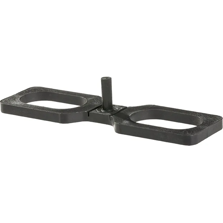 My Plast 300 Stück Abstandhalter-Distanzhalter Abstandshalter Terrassendielen 4mm - Terrassenbau Unterkonstruktion, schwarz