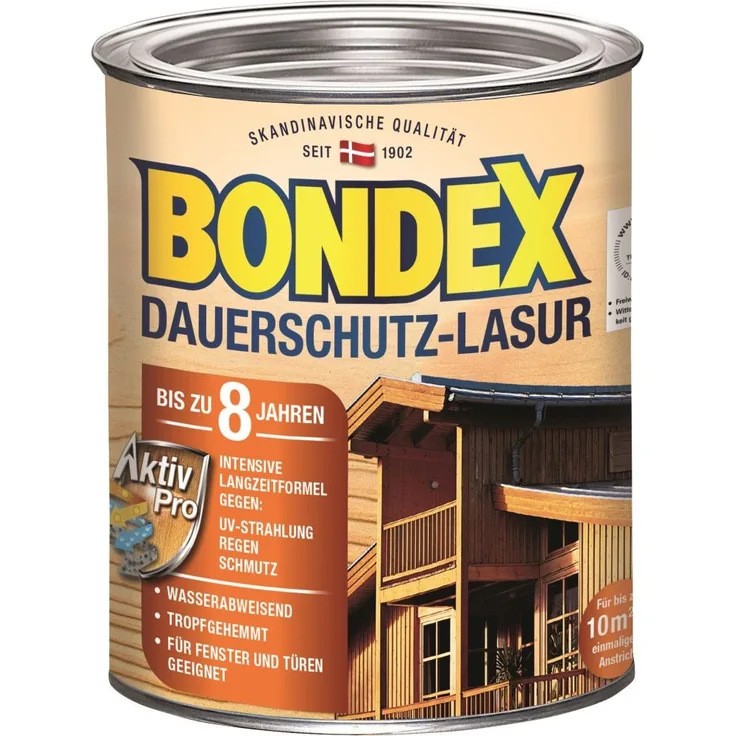 Bondex Dauerschutz-Lasur 750 ml, nussbaum