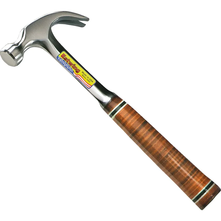 Estwing - E16C Curved Claw Hammer - Ledergriff 16 Unzen - ESTE16C