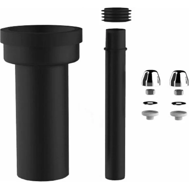 SANIT WC-Anschlussgarnitur 300 mm DN90, chrom - 58.932.00..0099