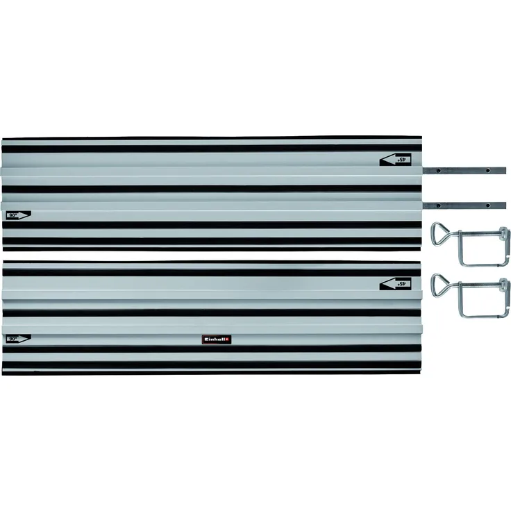 Original Einhell Führungsschiene Alu (passend für alle Einhell Akku-Handkreissägen und Einhell Expert-Handkreissägen, 2 x 1000 mm, für Schnitte von 45° bis 90°)