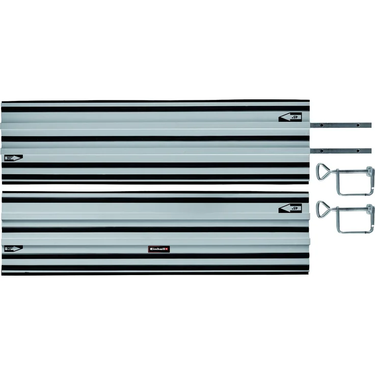 Original Einhell Führungsschiene Alu (passend für alle Einhell Akku-Handkreissägen und Einhell Expert-Handkreissägen, 2 x 1000 mm, für Schnitte von 45° bis 90°) – Bild 1