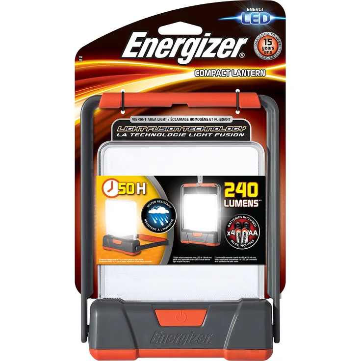 Energizer Taschenlampe Fusion Compact Lantern (inkl. 4x Mignon (AA), bis zu 150 Lumen)
