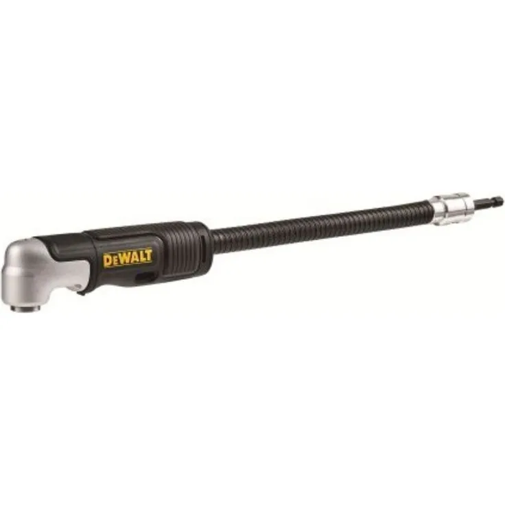 DeWalt 1-4 Winkelbohrvorsatz DT20502 Basiskopf, Handgriff und flexibler Verlängerung