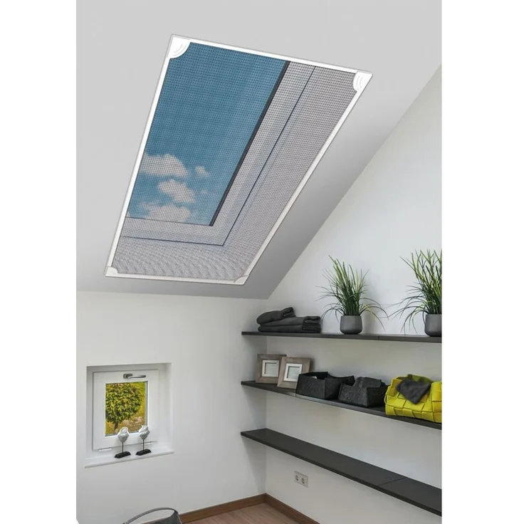 Schellenberg Insektenschutz Magnetrahmen MAGNETIC 80 x 140 cm, weiß – Bild 1