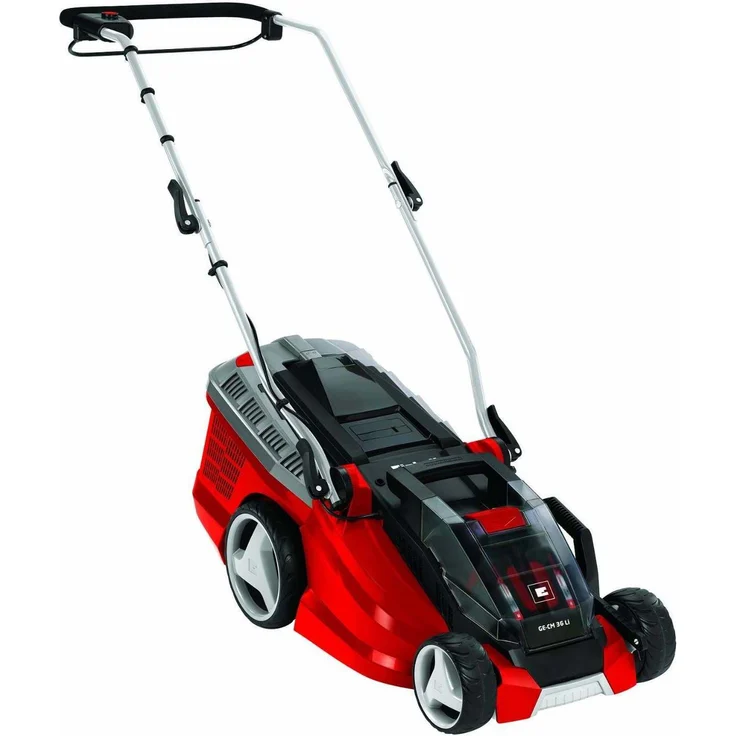 Einhell Akku-Rasenmäher GE-CM 36 Li Kit - Li-Ion, (2x3,0 Ah), bis 300 m², 36 cm Schnittbreite, 6-stufige zentrale Schnitthöhenverstellung, inkl. 2x 3,0 Ah Akkus + 2x Ladegeräte – Bild 1